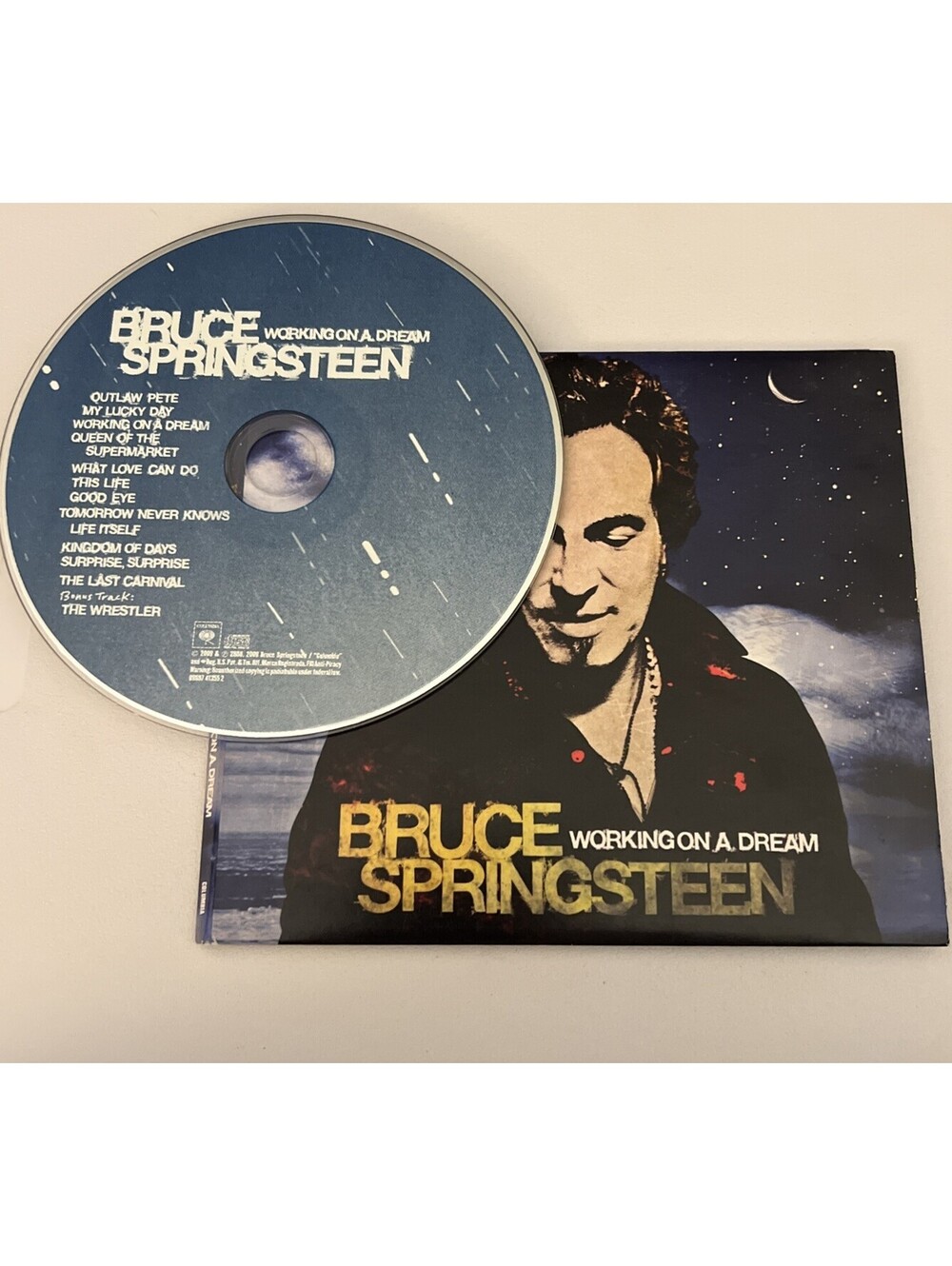Bruce Springsteen Working on a Dream Music CD Very Good